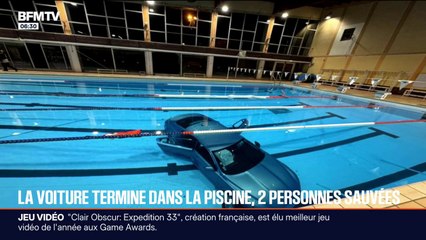 Une voiture a terminé sa course dans le bassin d'une piscine à La Ciotat, les deux passagers sauvés