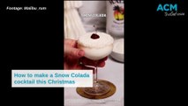 How to make a Snow Pina Colada cocktail