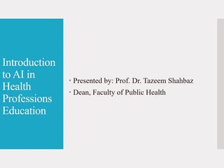 AI in Medical Education with Case Studies