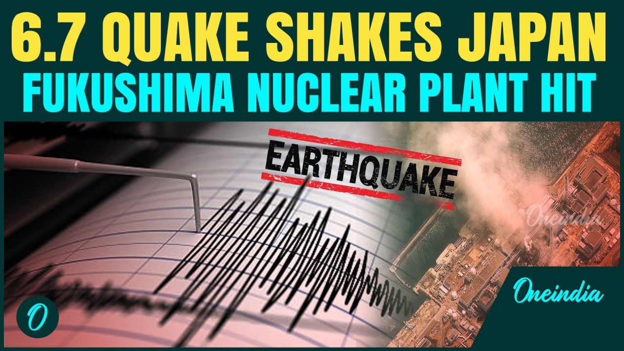 BREAKING: Japan Hit by 6.7-Magnitude Quake, Fukushima Nuclear Plant Shaken | Tsunami Alert Issued