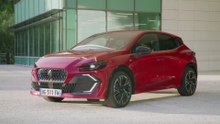 Renault Clio full hybrid E-Tech Esprit Alpine Design Preview in Absolute Red