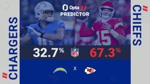 Los Angeles Chargers @ Kansas City Chiefs - Opta Predictor