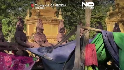 Conflitto tra Cambogia e Thailandia: impennata di famiglie sfollate al campo di Chong Kal
