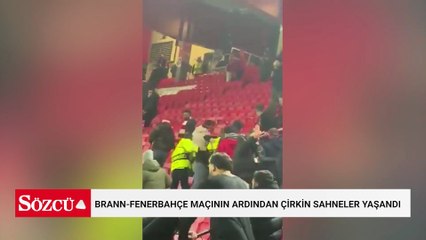 Brann-Fenerbahçe maçının ardından çirkin sahneler yaşandı