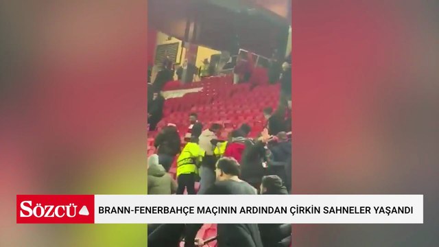 Brann-Fenerbahçe maçının ardından çirkin sahneler yaşandı