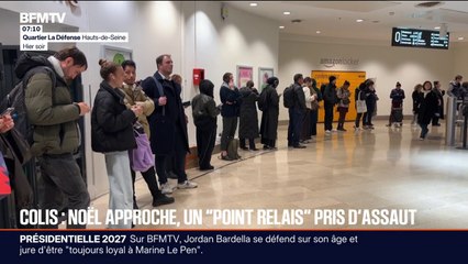 "Je pense que je vais éviter de revenir": un point relais pris d'assaut à quelques jours de Noël