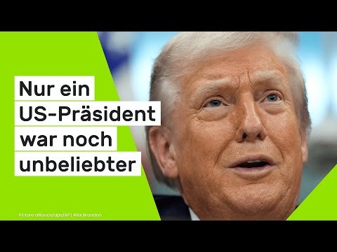 Donald Trump: Dieser Vergleich zeigt - nur ein US-Präsident war noch unbeliebter