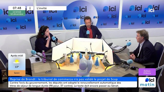 ICI Orleans - L'invite d'ICI Matin : Serge GROUARD, le président d'Orléans Métropole et maire d'Orléans