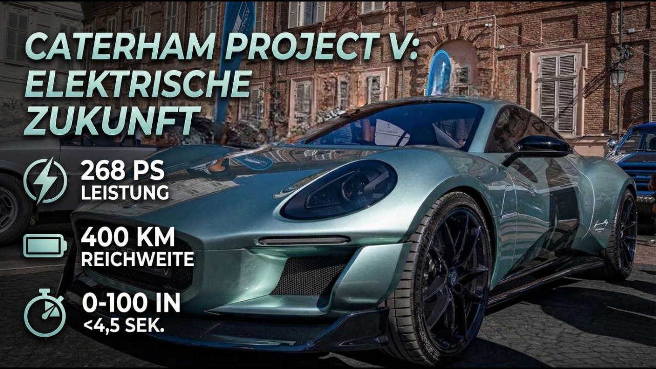 Caterham Project V: Leichtbau und modernes Design im Elektro-Coupé