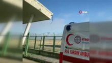 Ağrı'da yemek borusu gelişmeyen bebek ambulans uçakla Elazığ'a sevk edildi