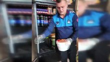Zabıta ekiplerinin ‘Leş kokusu var’ dediği dönercide mide bulandıran görüntü