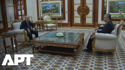 Putin Turkmenistan visit: Putin Greeted Like Royalty in Turkmenistan Ahead of Regional Talks | APT