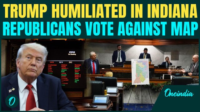 U.S BREAKING: Indiana Republicans CRUSH Trump’s Redistricting Push | Trump HUMILIATED In Indiana