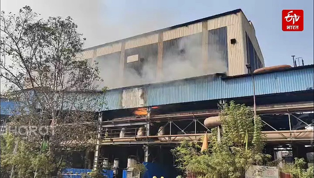 भिलाई स्टील प्लांट के कोक ओवन पावर प्लांट में आग, गैस पाइपलाइन में लपटें तेज