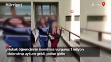 Hukuk öğrencisinin inanılmaz vurgunu: 1 milyon dolandırıp uykum geldi, polise gidin