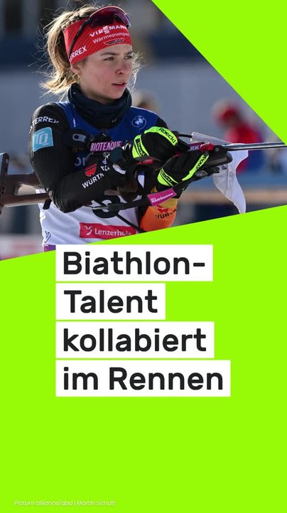 No Glomex Johanna Puff: Biathlon-Talent kollabiert im Rennen – Teamkollege packt aus