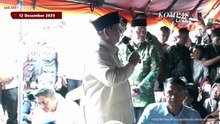 Curhat Pengungsi ke Prabowo di Posko Takengon Aceh: Kami Sangat Butuh Logistik