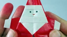 Origami Santa Tutorial | Quick & Easy Christmas Paper Craft 🎄✨