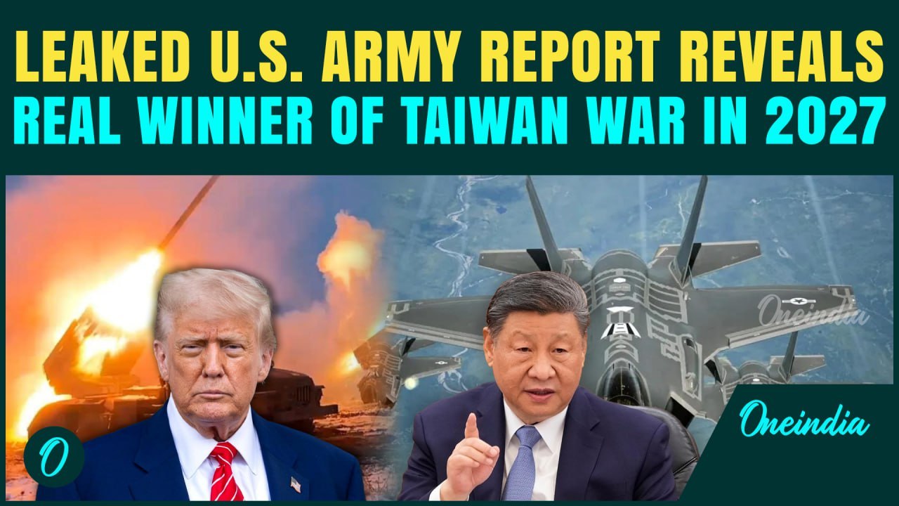 U.S vs China War Report Leaked: Pentagon Files Reveal Who Will Win Taiwan War in 2027 | BIG Leak
