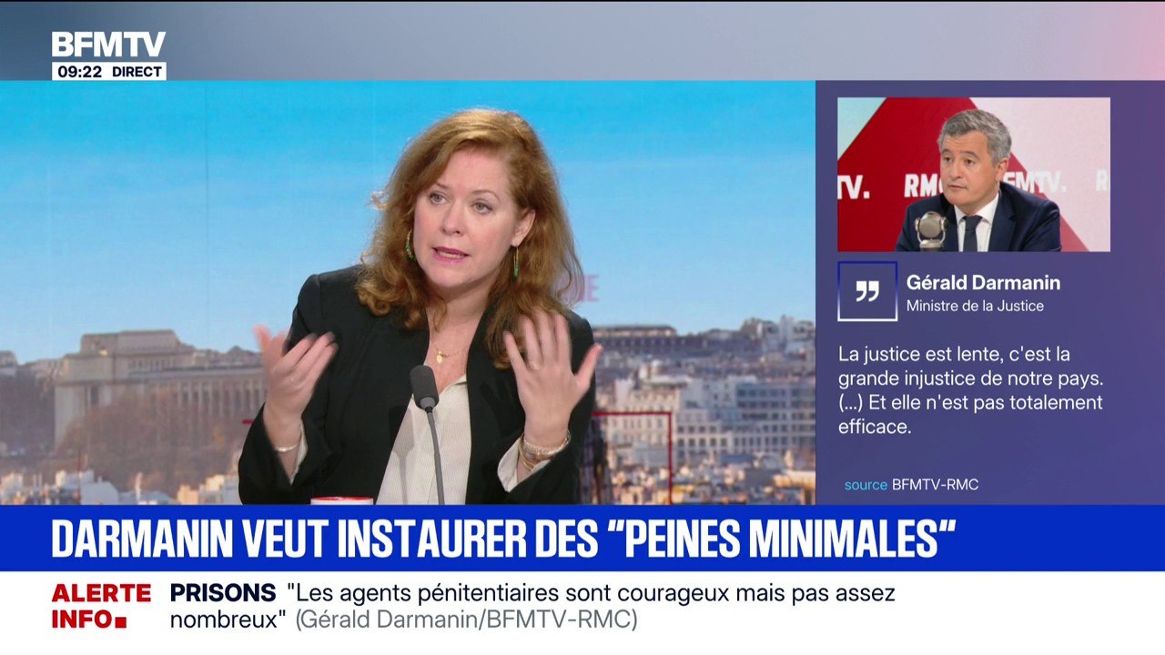"Pour que la justice soit efficace, on est obligé de faire des mandats de dépôts", déplore Béatrice Brugère, secrétaire générale du syndicat Unité magistrats FO
