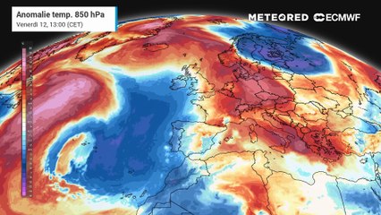 Anticiclone di Santa Lucia: l'Italia con anomalia termica