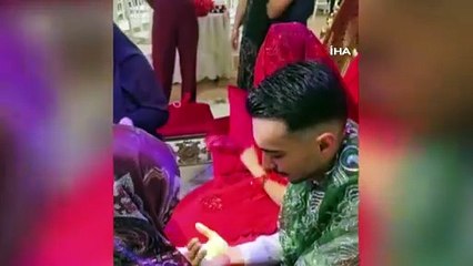 Gelin düğünde takılan altınları çalıp sırra kadem bastı
