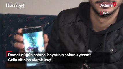 Damat düğün sonrası hayatının şokunu yaşadı: Gelin altınları alarak kaçtı!