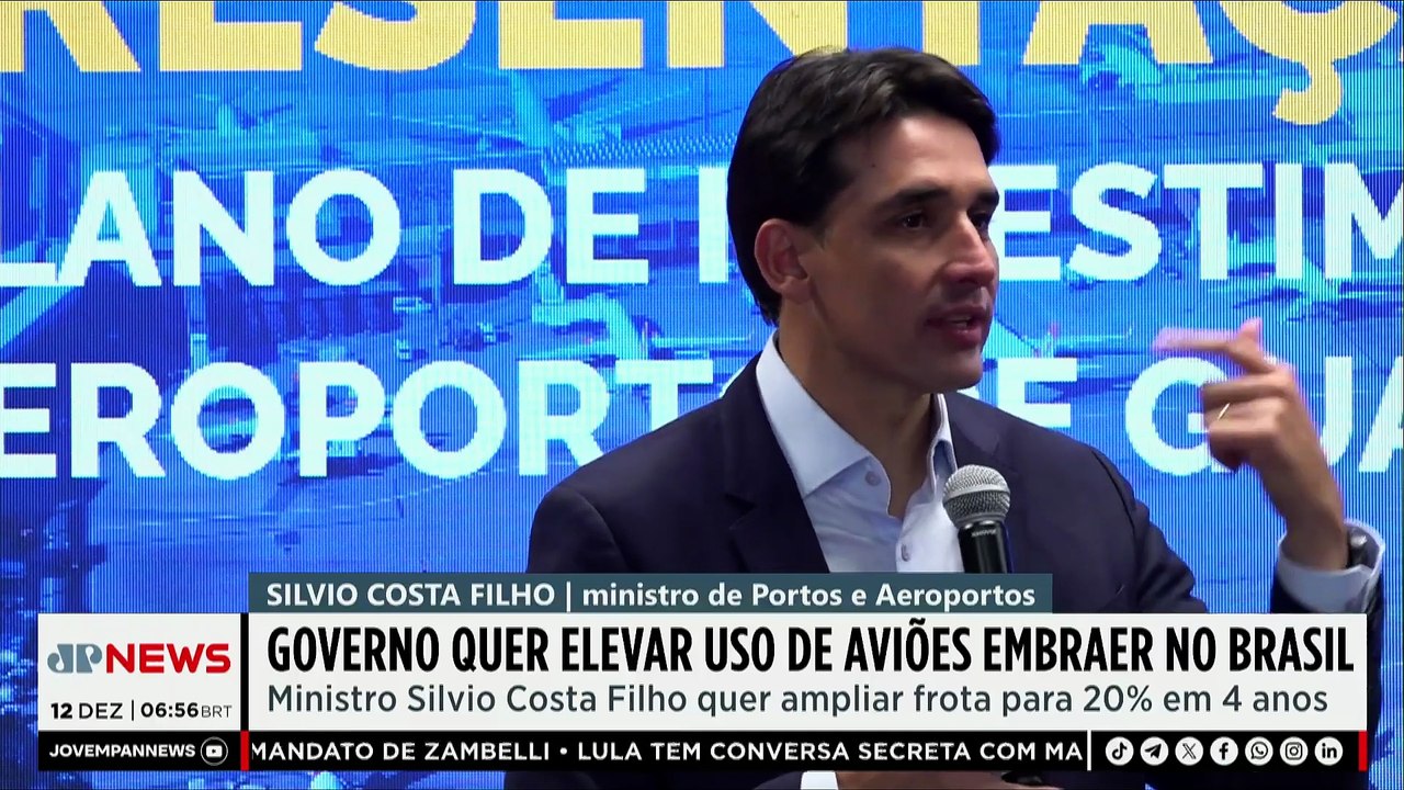 Governo libera R$ 6 bi para aéreas comprarem aviões da Embraer