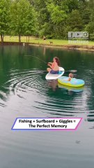 Family Fishing Moment on the Water Is Pure Joy and Togetherness|| Heartsome 💖