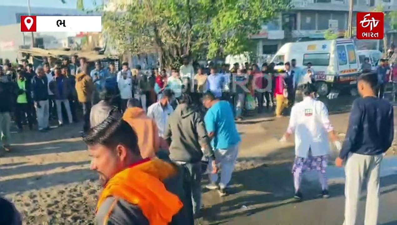 અંકલેશ્વર-વાલિયા રોડ પર ત્રિપલ અકસ્માત, વિચલિત કરતા દૃશ્યો! એકનું મોત, 3 ગંભીર રીતે દાઝ્યા