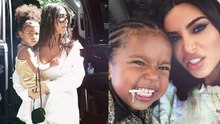 Kim Kardashian Goes Makeup-free While Filming New Tiktok With North West