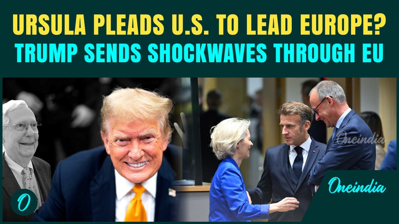 Trump Drops Major SHOCKER on EU, Claims ‘Europe Want U.S To Lead Them’ | Ursula, Rutte Stunned