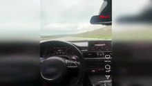 Sosyal medyada hız şovu yapan sürücü başına iş açtı!