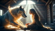 The human fed the chained wolf daily… until the chains broke and the Alpha King rose before her.