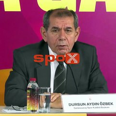 Dursun Özbek: "Kimsenin gücü bunu Galatasaray'a yapmaya yetmez"