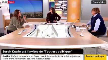 Invitée de la chaîne du service public Franceinfo pour parler de la privatisation de l’audiovisuel public, la députée Sarah Knafo ironise : "Ne vous en faites pas, mesdames, vous serez reprises dans le privé" - VIDEO