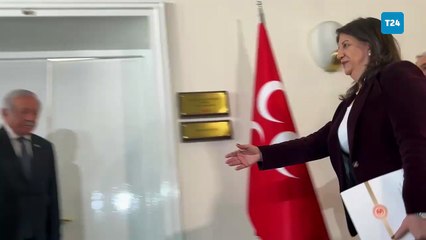 Görüşme başladı  MHP lideri Bahçeli, DEM Parti İmralı heyetini kapıda karşıladı