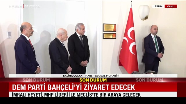 MHP lideri Bahçeli ile DEM Parti heyeti bir araya geldi
