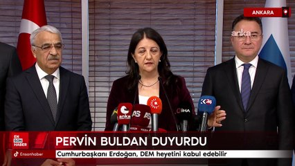 Pervin Buldan duyurdu: Cumhurbaşkanı Erdoğan, DEM heyetini kabul edebilir