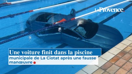 Une voiture finit dans la piscine municipale de La Ciotat après une fausse manœuvre