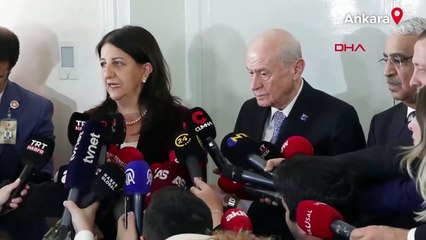 MHP lideri Bahçeli, DEM Parti heyeti ile bir araya geldi
