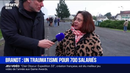 Brand: "C'est dommage d'avoir fini comme ça", déclare Françoise Joly, doyenne de l'usine