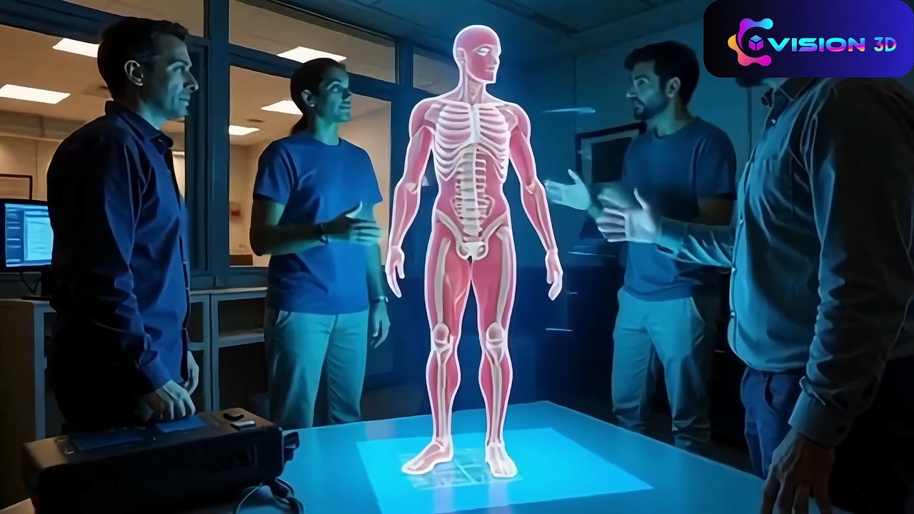 3D Hologram Healthcare for Medical Training & Better Learning.