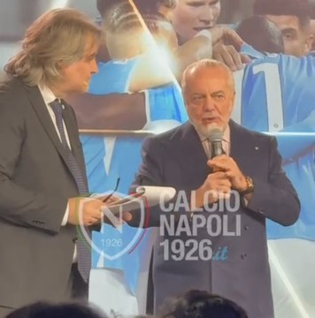 De Laurentiis: Napoli è una terra baciata dal sole, ma c'è ancora da lavorare