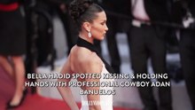Bella Hadid Spotted Kissing & Holding Hands With Professional Cowboy Adan Banuelos in Texas