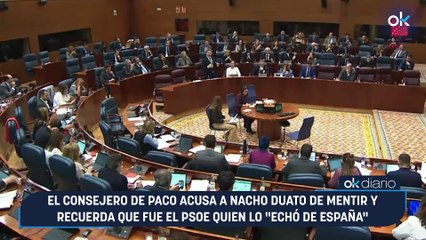 El consejero De Paco acusa a Nacho Duato de mentir y recuerda que fue el PSOE quien lo "echó de España"