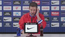 RUEDA de PRENSA de SIMEONE antes del ATLÉTICO DE MADRID VS VALENCIA