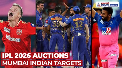 IPL 2026 Auction: Mumbai Indians’ Top 5 Smart Targets | Detailed List