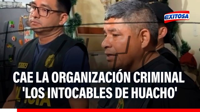 Cae banda criminal 'Los Intocables de Huacho' por trámites de licencias de conducir