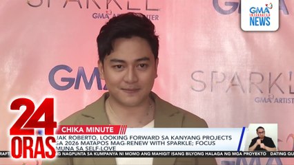 Jak Roberto, looking forward sa kanyang projects sa 2026 matapos mag-renew with Sparkle; focus muna sa self-love | 24 Oras
